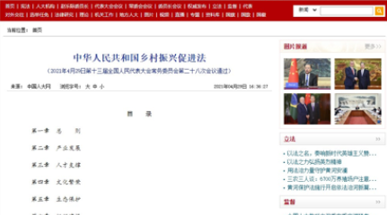 村落振兴服务